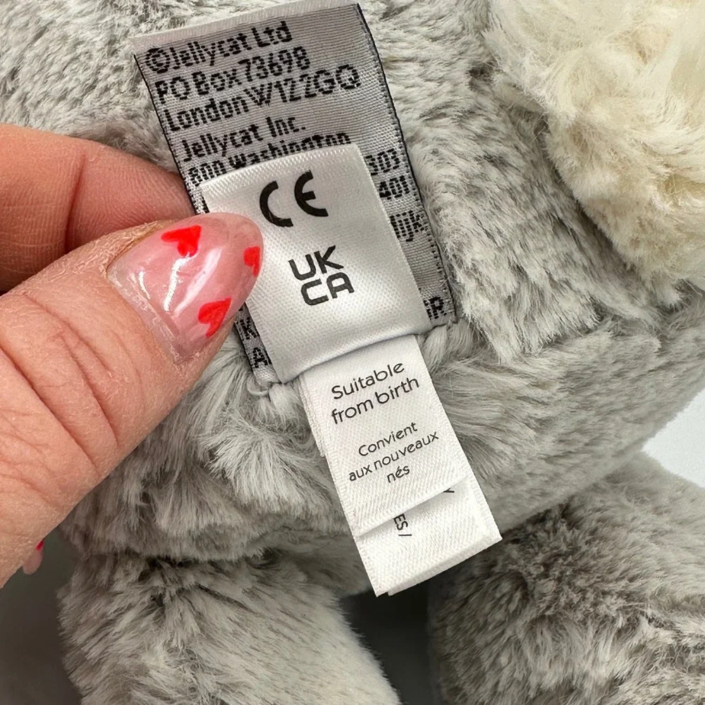 Jellycat Bashful Bunny Plush‎ Silver Grey Medium 12